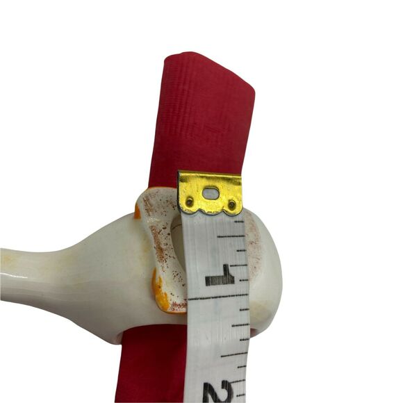 Geese Shape Salt And Pepper And Napkin Rings Vintage White Ceramic Set Of 14 - Picture 7 of 14